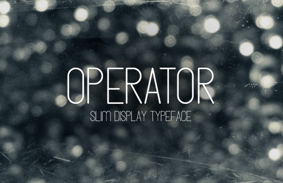 Operator  Font  Preview1