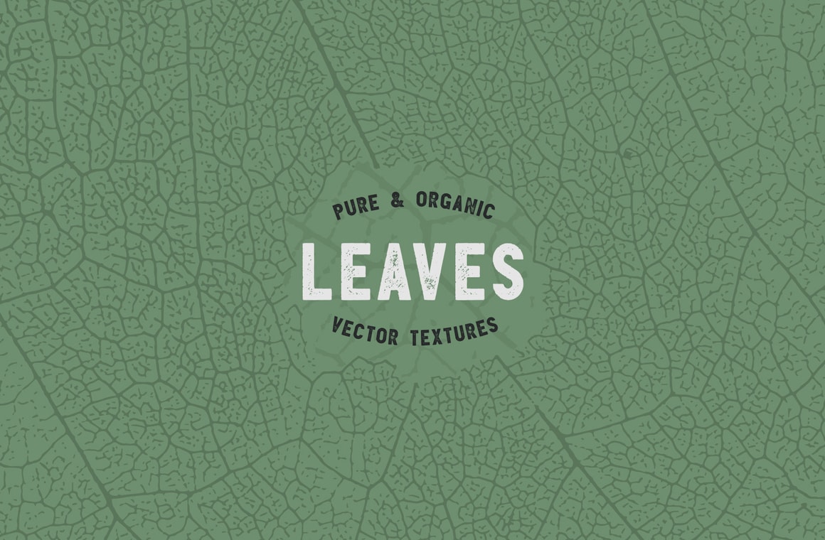 Organic Leaves Vector Textures