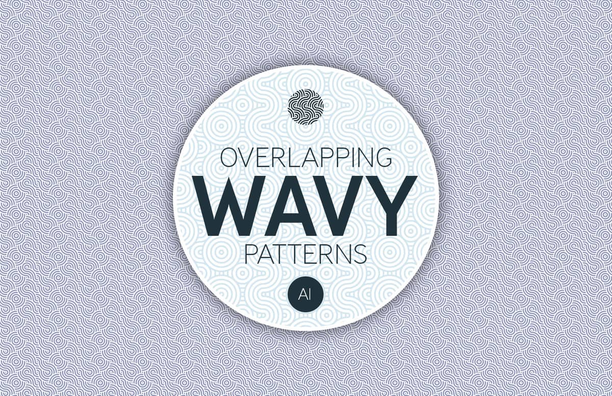 Overlapping Wavy Patterns Preview 1