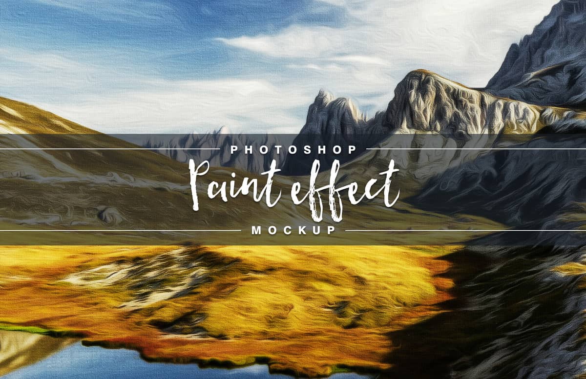 Paint Effect Photoshop Mockup Preview 1