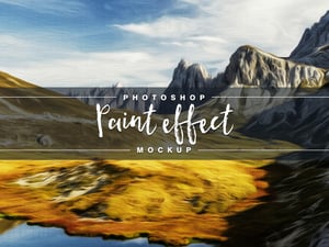 Paint Effect Mockup 1