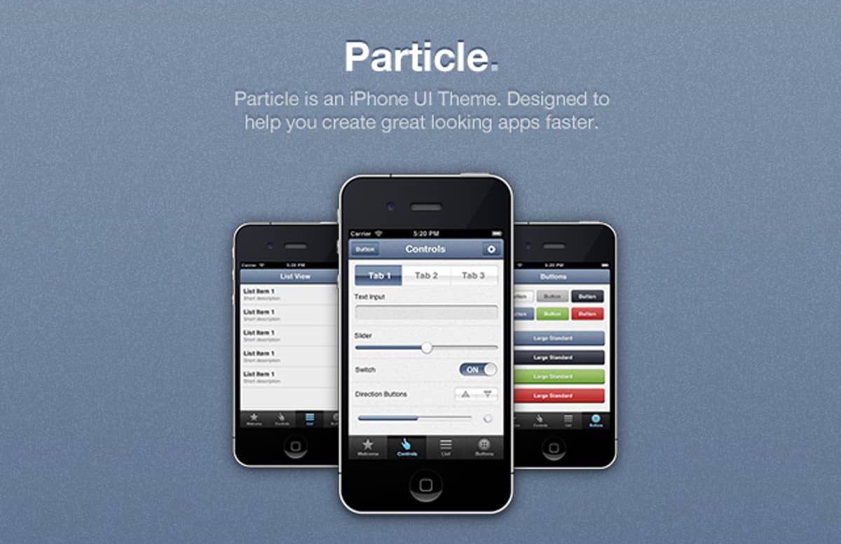 Particle I Phone  Theme  Preview1