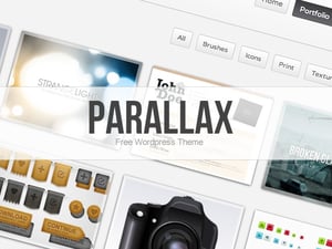 Parallax: Free Wordpress Theme 1