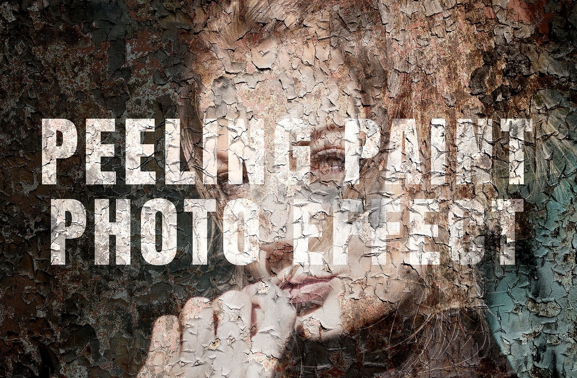 Peeling Paint Photo Effect