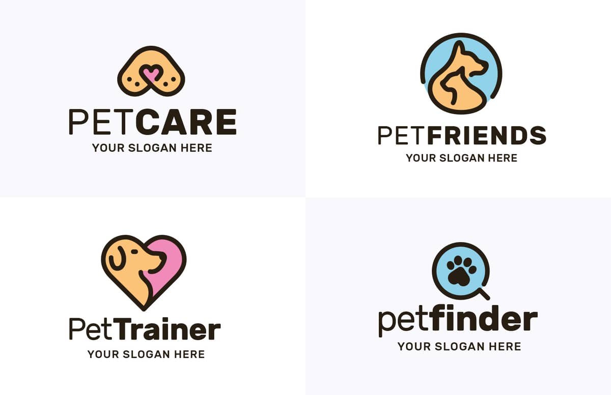 Pet Logo Templates Preview 1