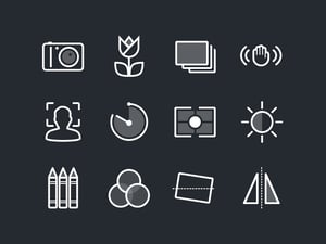 Photography & Camera Function Icons 1