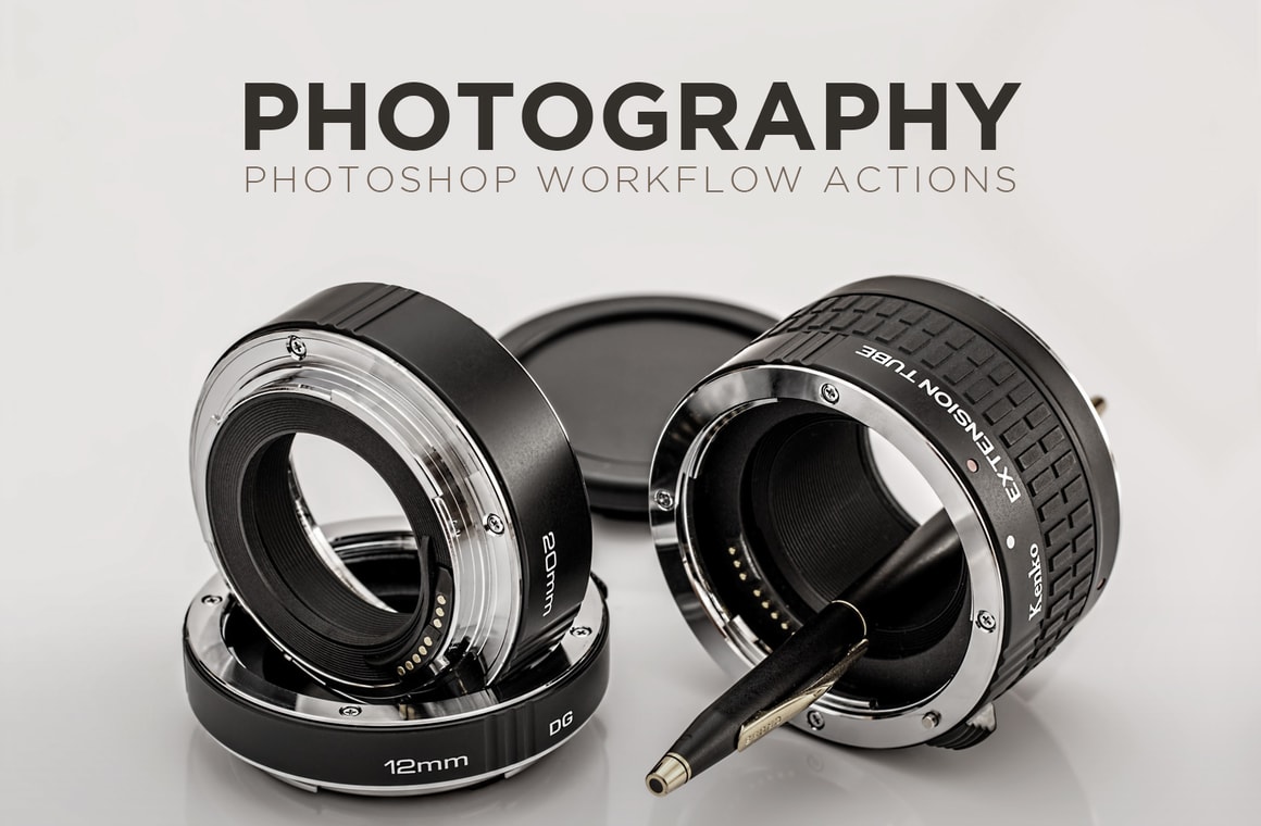 Photography Photoshop Workflow Actions