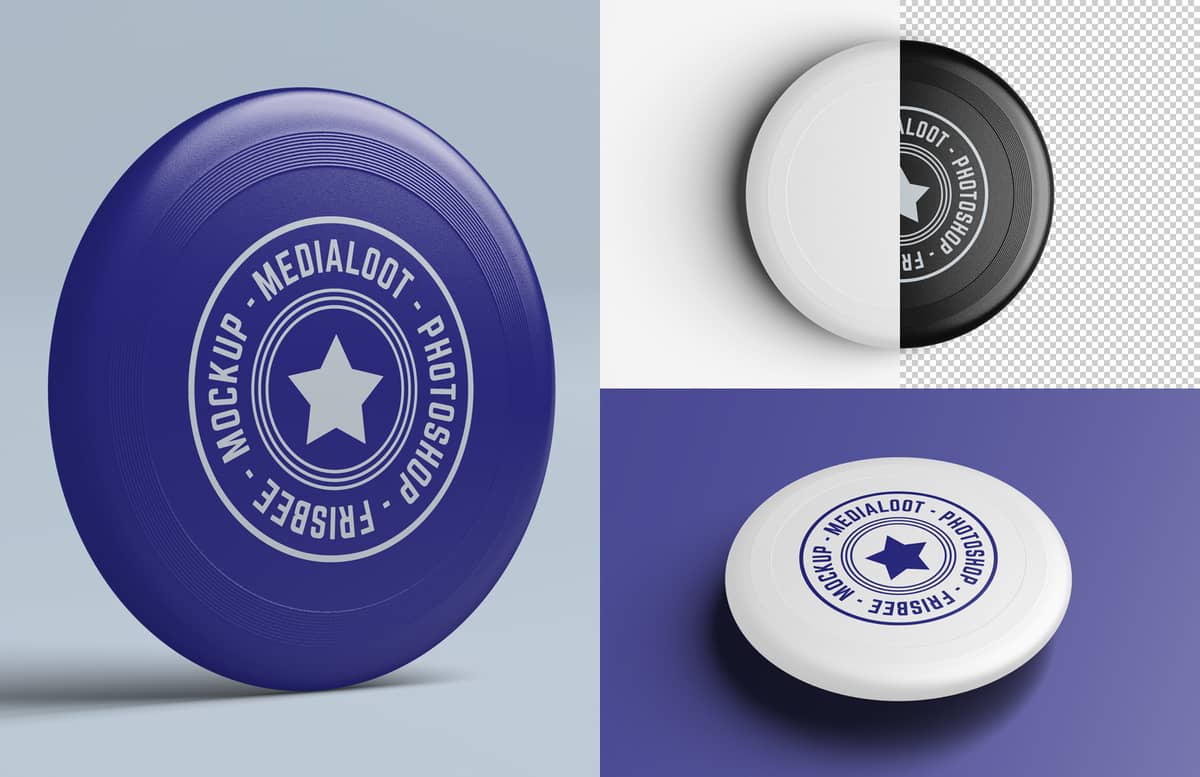 Photoshop Frisbee Mockup Preview 1