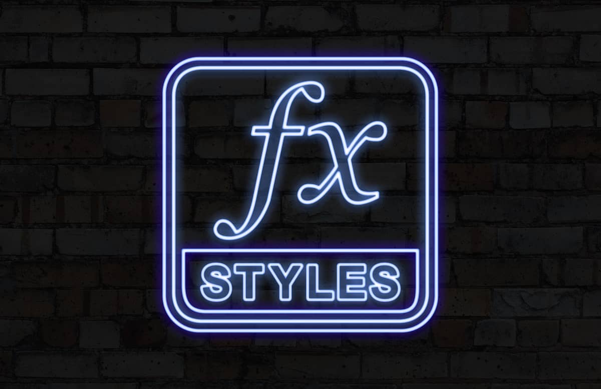 Photoshop Neon Layer Styles Preview 1