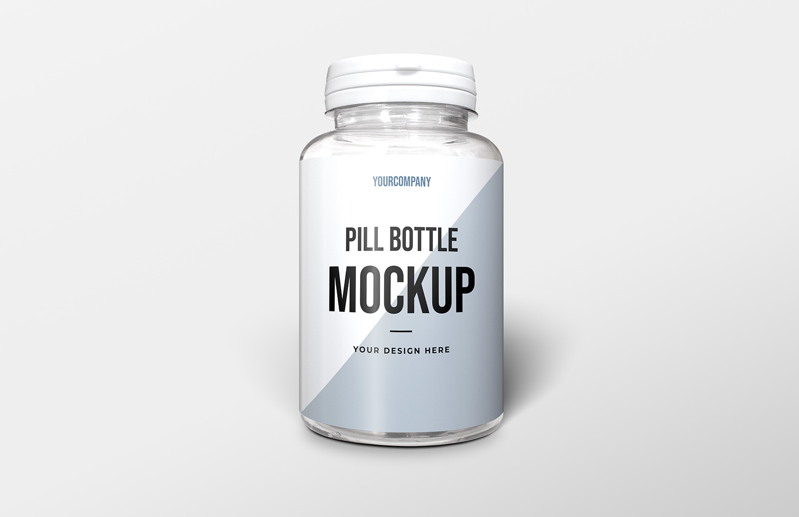 Pill Bottle Packaging Mockup — Medialoot