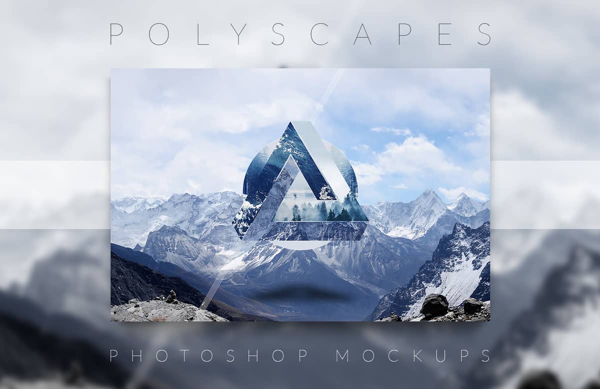 Polyscapes Photoshop Mockups Preview 1