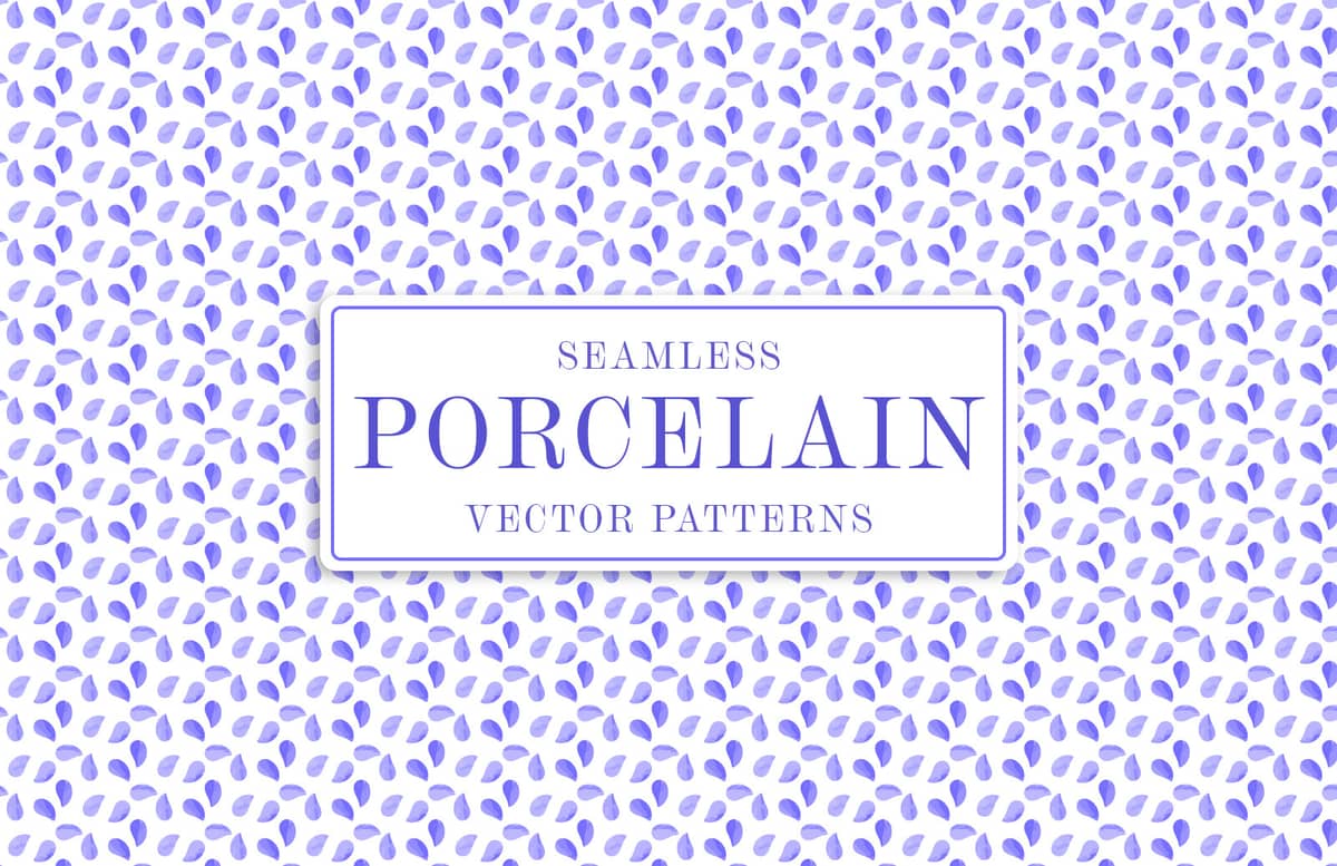 Porcelain Vector Patterns Preview 1