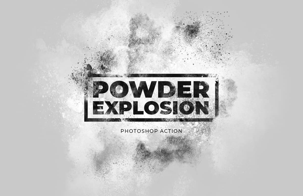 Powder Explosion Photoshop Action Preview 1