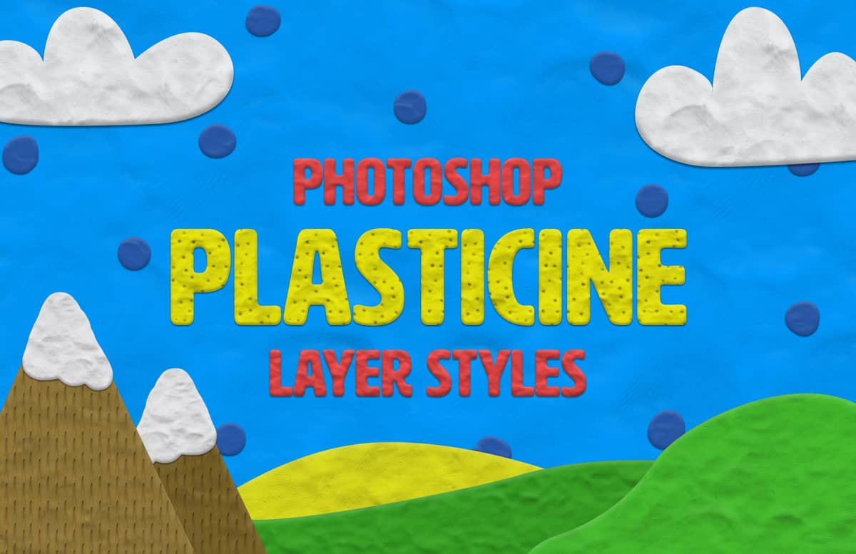 Plasticine Layer Styles Preview 1