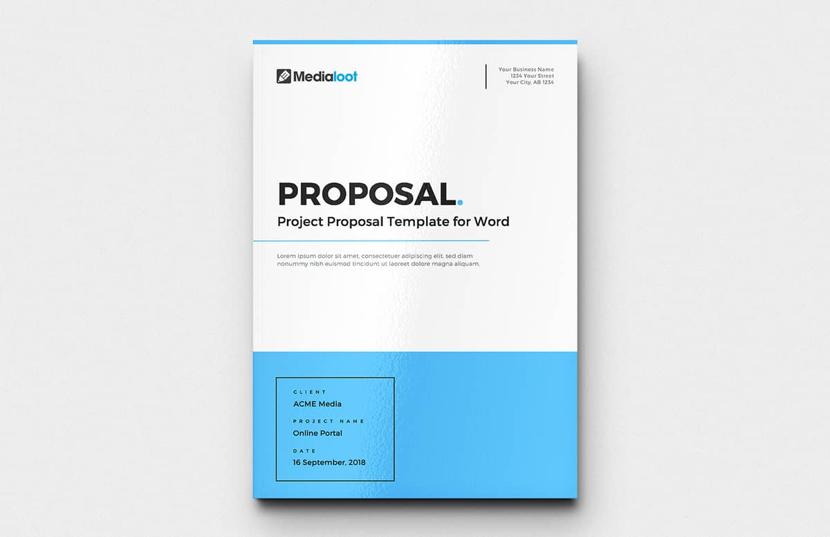 Project Proposal Template For Word Preview 1