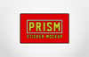Free Prism Sticker Effect Mockup