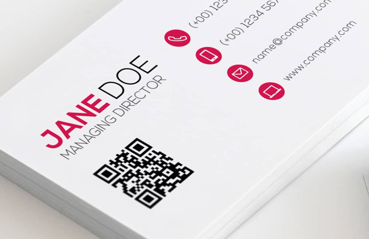 Qr  Code  Business  Card  Vol 2  Preview 1