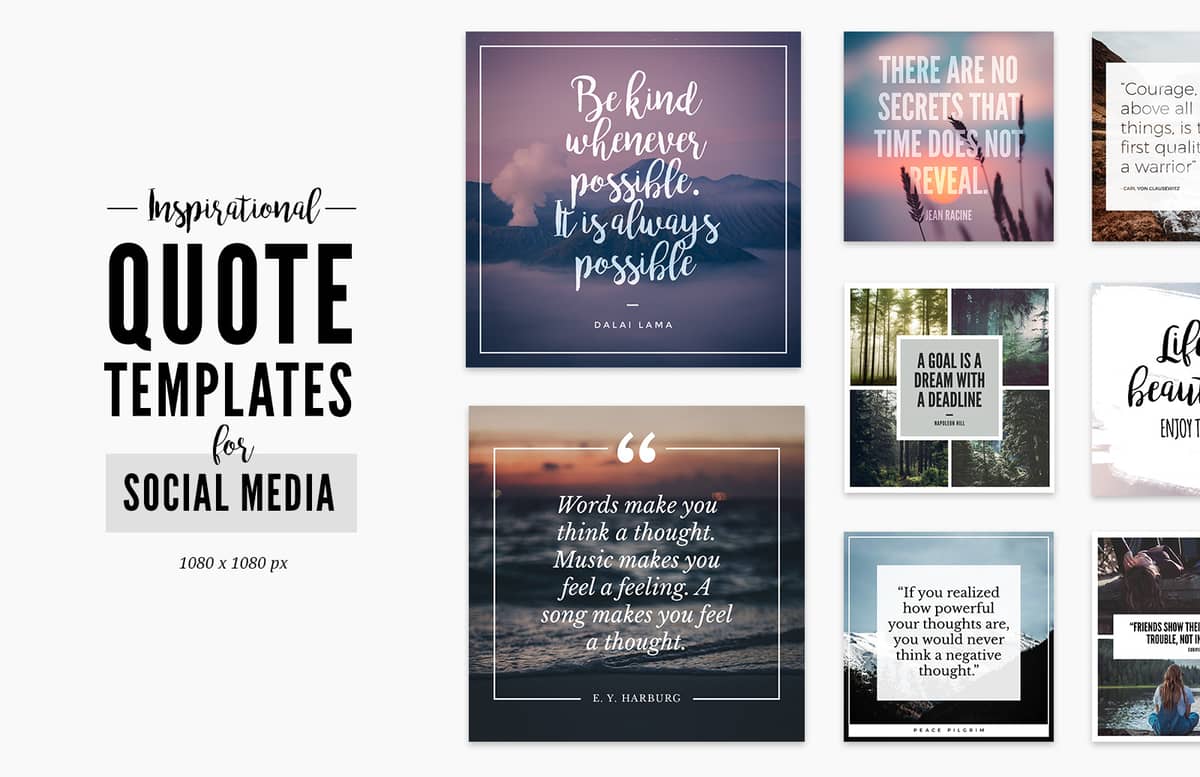 Quote Templates For Social Media Preview 1