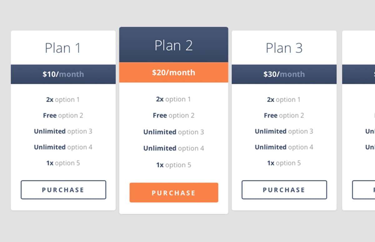 Responsive  Pricing  Table 800X518 1