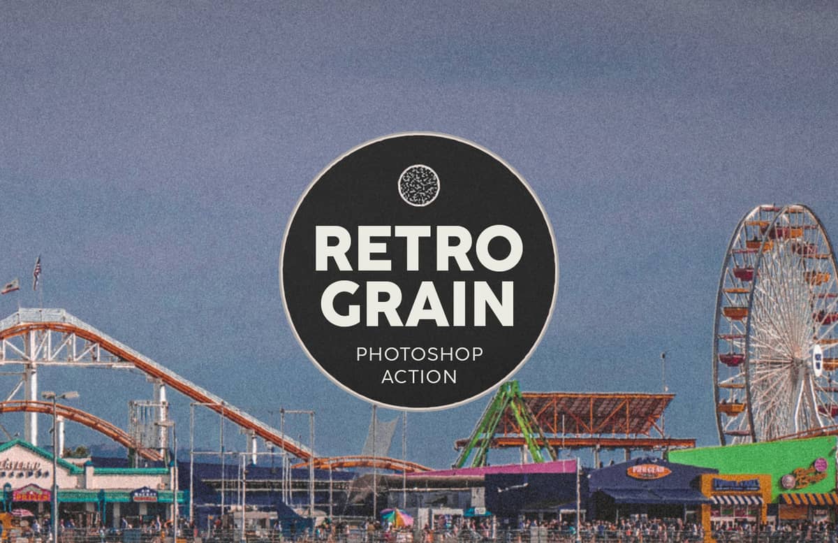 Retro Grain Photoshop Action Preview 1