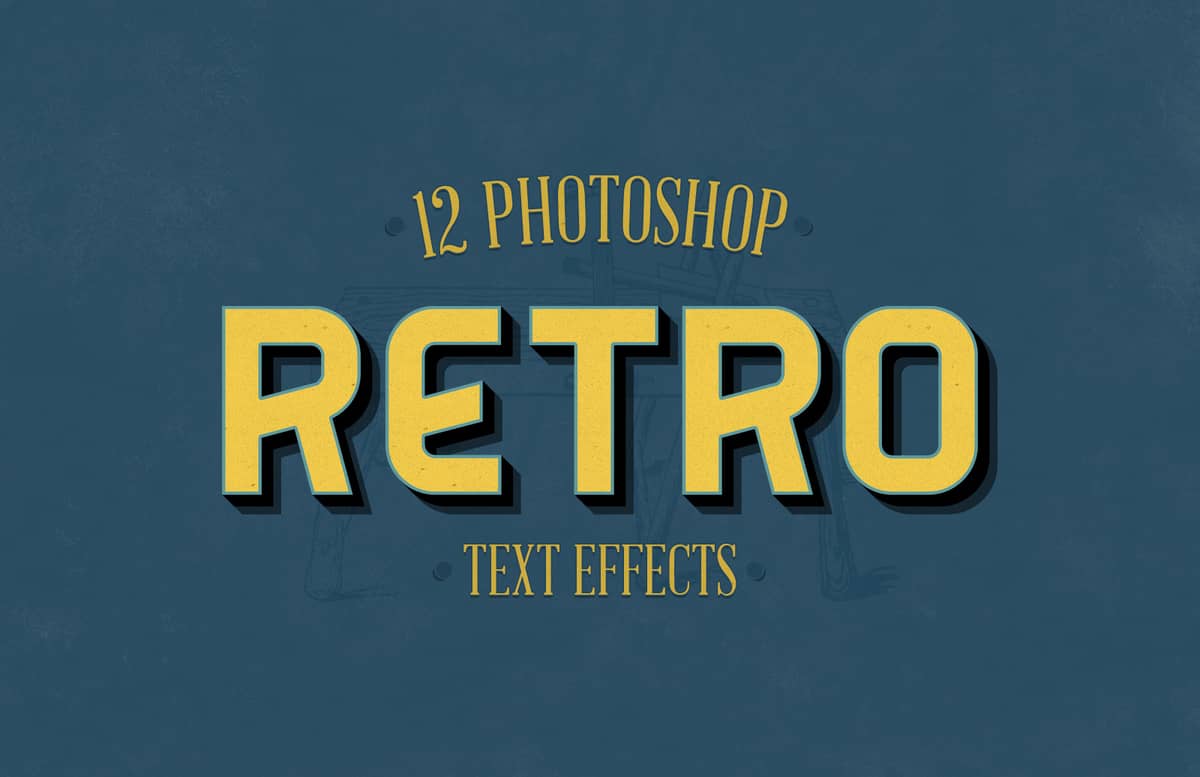 Retro Photoshop Effects Preview 1