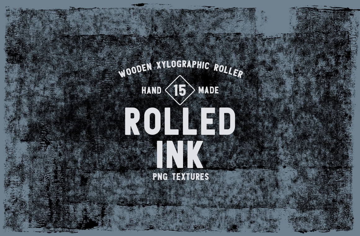 Rolled Ink Textures