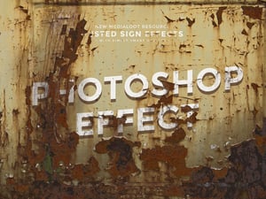 Rusted Sign Mockups 1