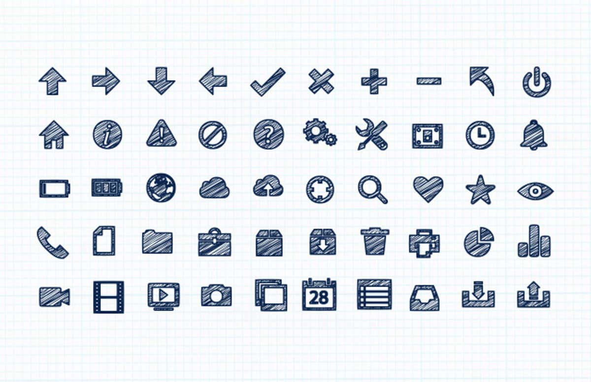 Scribble  Vector  Icons  Preview1