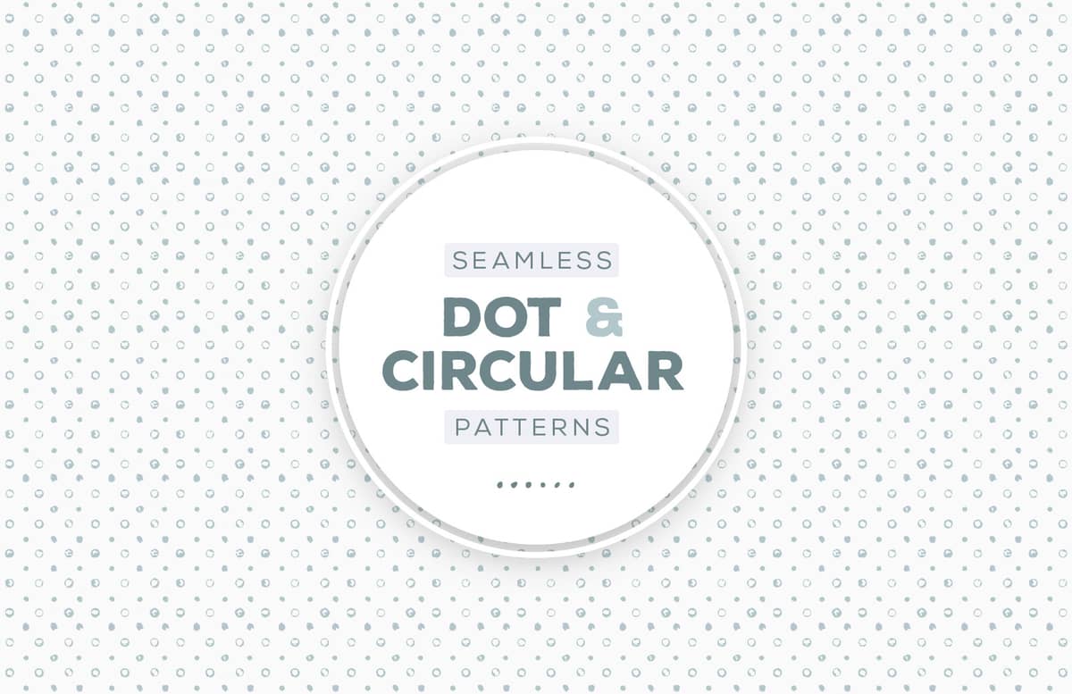 Seamless Circular Dot Patterns Preview 1