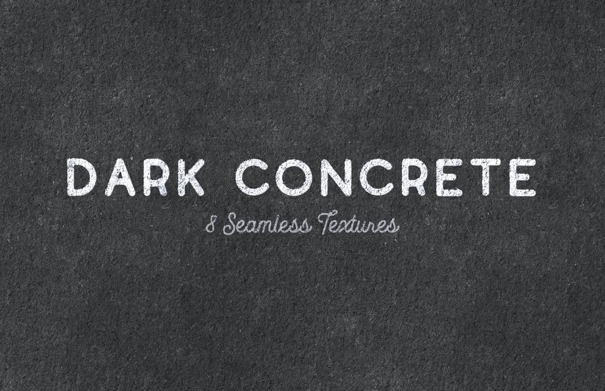 Seamless Dark Concrete Textures Preview 1