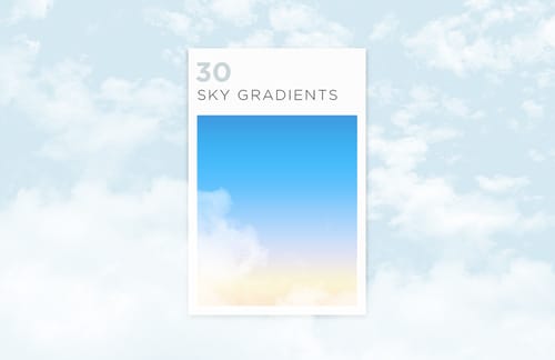 Free Sky Gradients for Photoshop