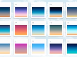 Free Sky Gradients for Photoshop 2