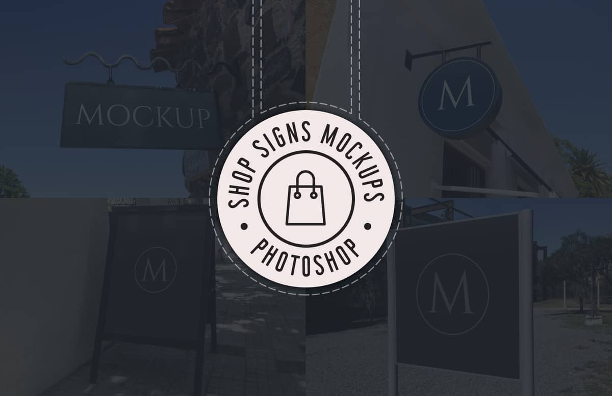 Shop Signs Mockups Preview 1