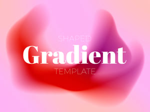 Shaped Gradient Template 2