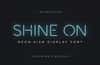 Shine On - Neon Sign Font