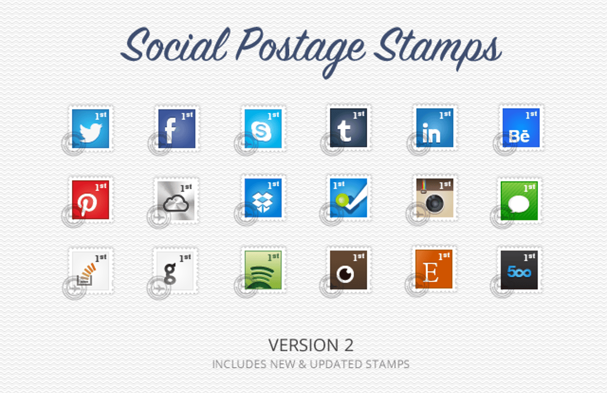 Social  Postage  Stamps  Preview1