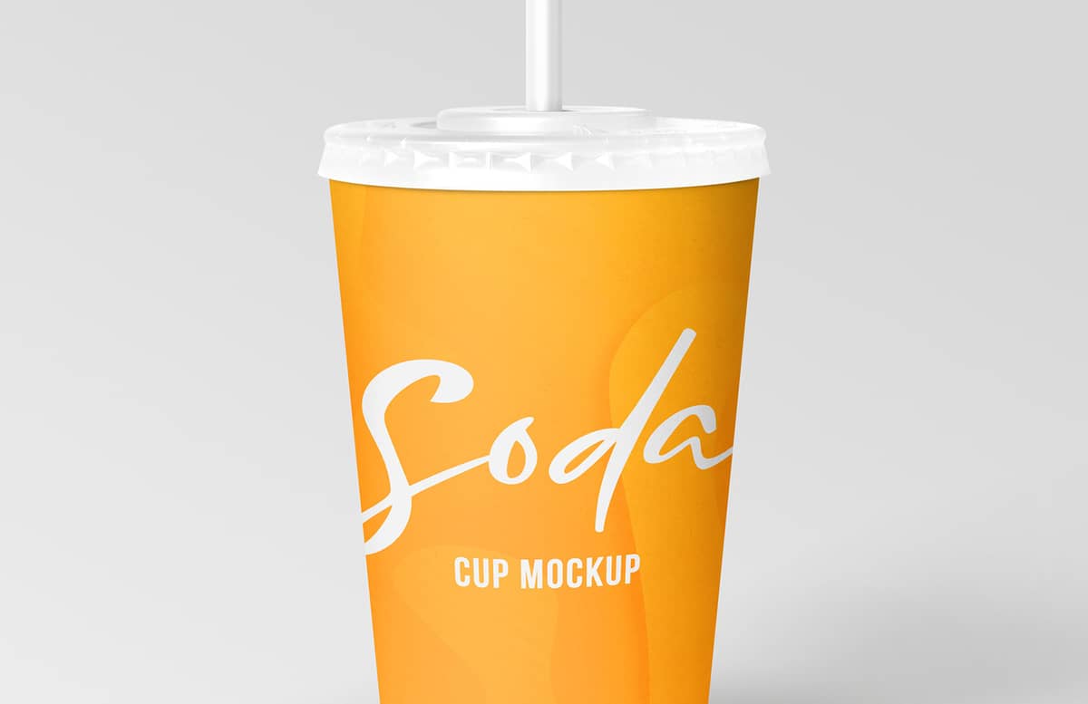 Soda Cup Mockup Preview 1A