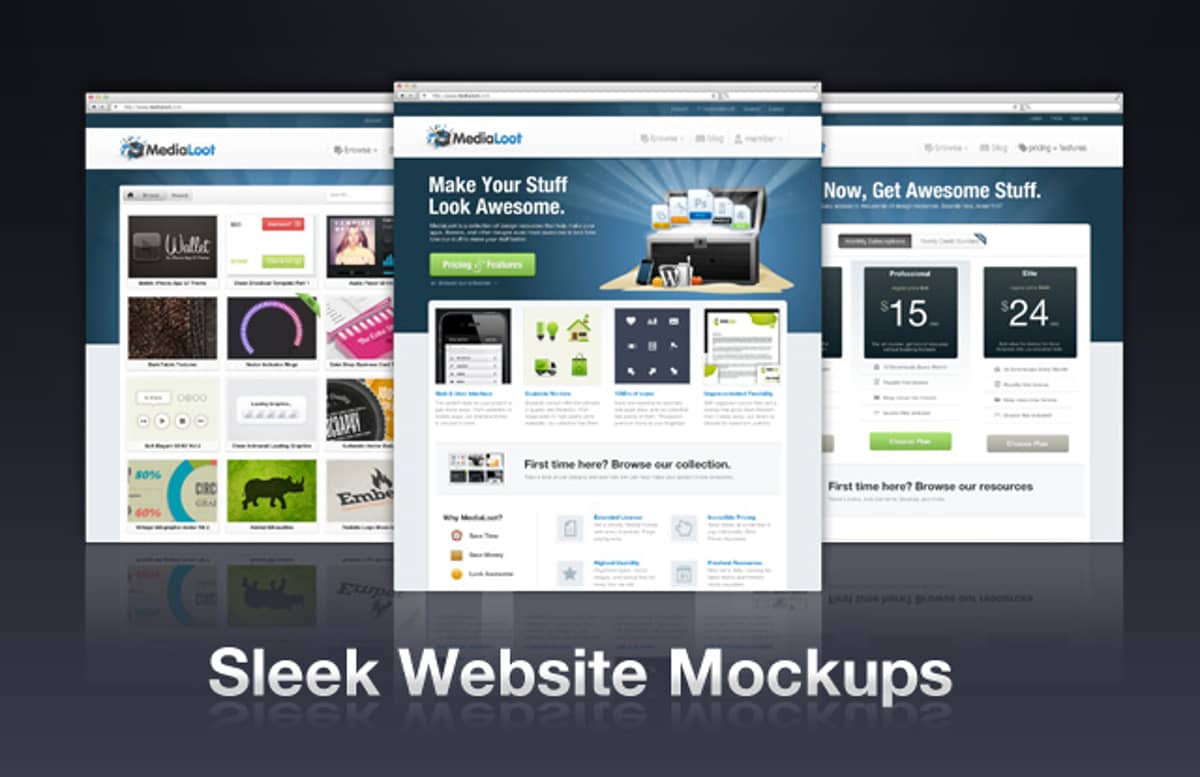 Sleek  Website  Mockups  Preview1