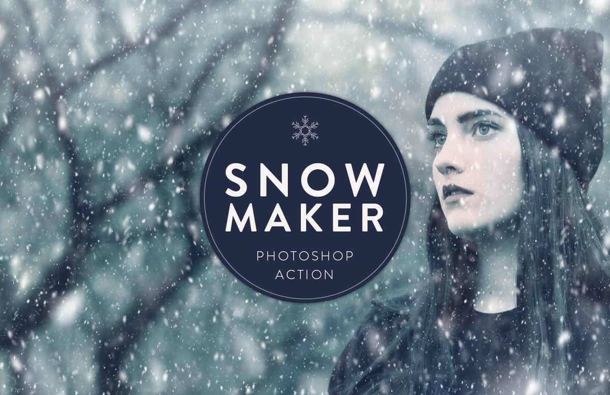 Snow Maker Photoshop Action Preview 1