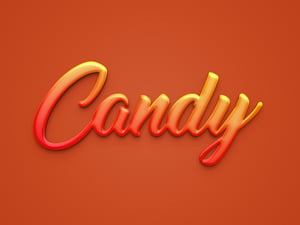 Sweet Text Effect for Photoshop 2