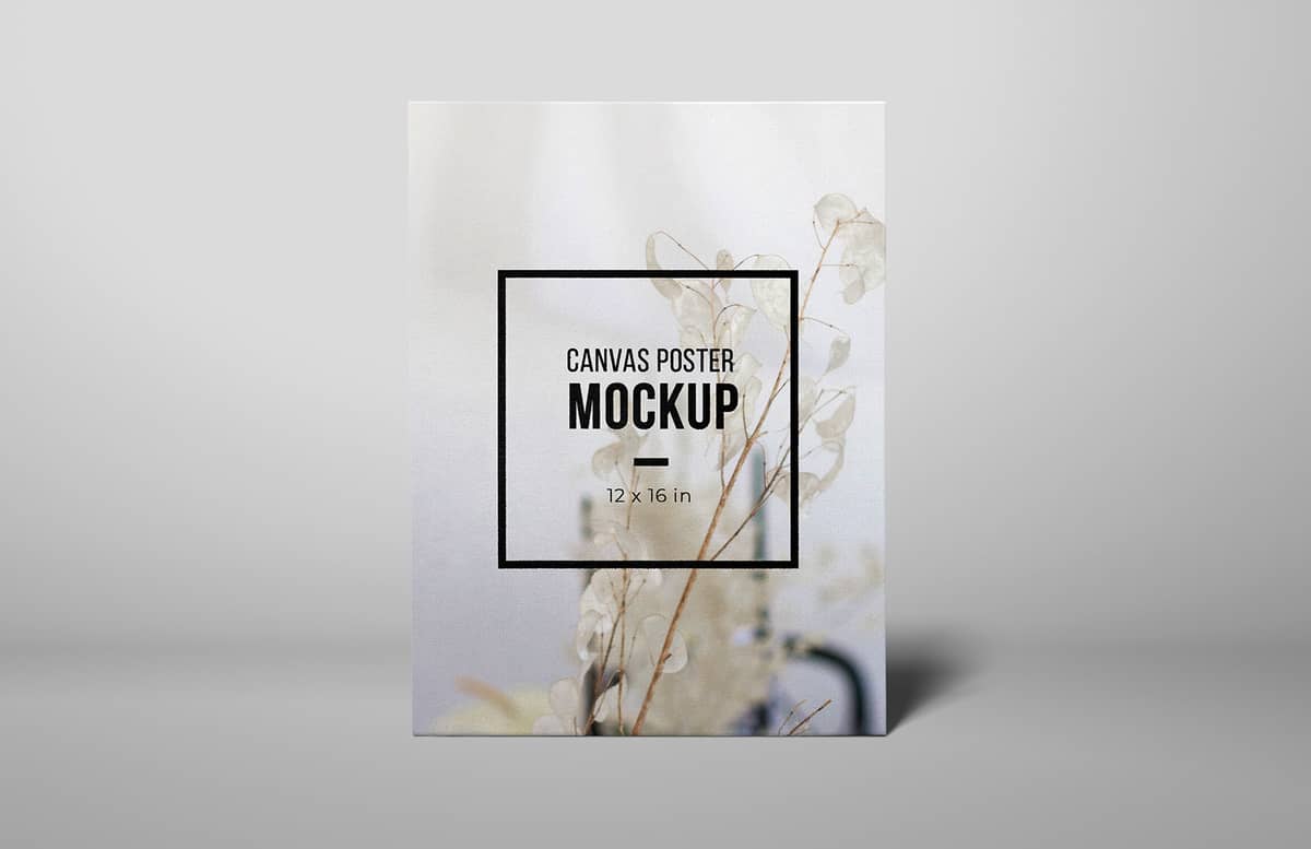 Standing Canvas Poster Mockup Preview 1
