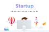 Startup Landing Page Vectors