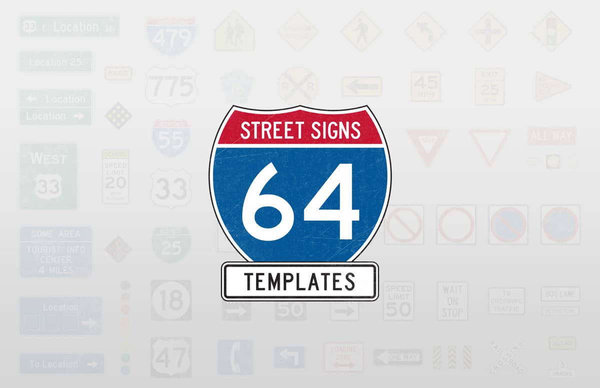 Street Signs Templates Preview 1