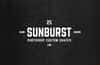 Sunburst Photoshop Custom Shapes