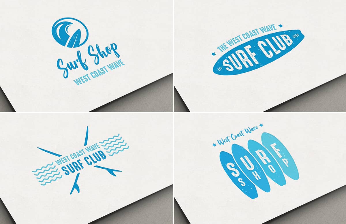 Surf Logo Templates Preview 1