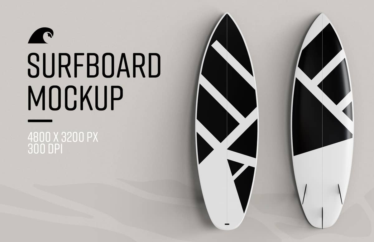 Surfboard Mockup Preview 1