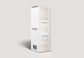 Tall Box Packaging Mockup for Photoshop