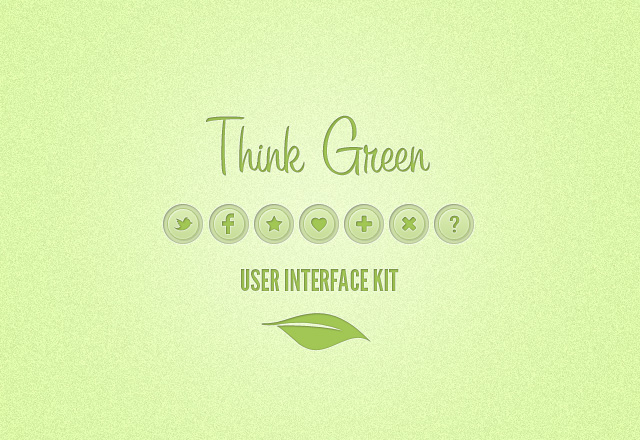 Think Green UI Kit