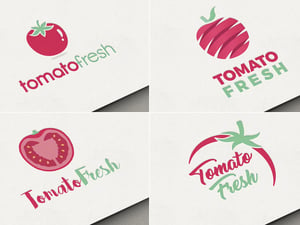 Free Tomato Restaurant Logo Pack 1