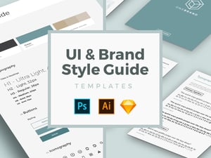 Free UI & Brand Style Guide Templates 1